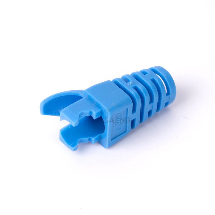 Picture of LINK US-6624 CAT 6 Locking Plug BOOT Blue ใช้สำหรับเข้าหัวกับสายแลน