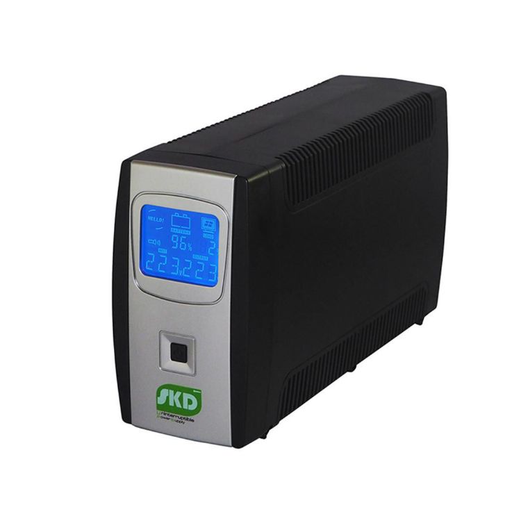Picture of SKD UPS LCD-1000 1000VA/630W 9.6Ah เครื่องสำรองไฟ (PN:UPS-SKD-LCD100063) UPS Line Interactive
