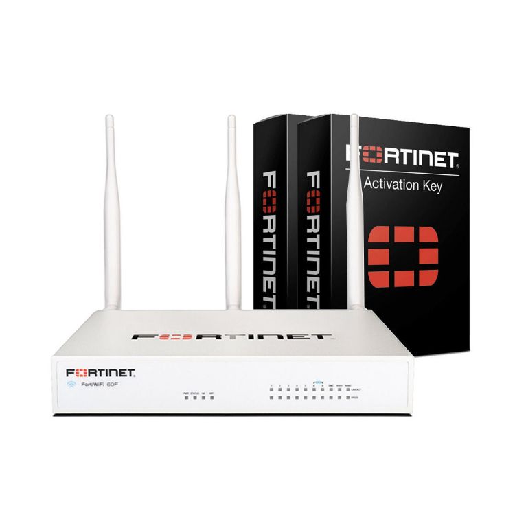 Picture of Fortinet FortiWiFi 60F Box Bundle with 3 YR (24x7) (PN:FWF-60F-V-BDL-950-36) + Renewal MA 3 YR Unified Threat Protection License (UTP)