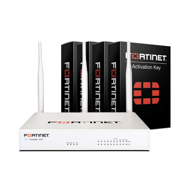 Picture of Fortinet FortiWiFi 60F Box Bundle with 5 YR (24x7) (PN:FWF-60F-V-BDL-950-60) + ใบอนุญาติแบบครบวงจร 5 ปี