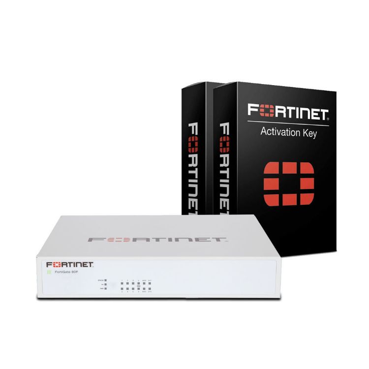 Picture of Fortinet FortiGATE 80F Box with MA 3 Year (24*7) (PN:FG-80F)  +  Renewal MA 3 YR Unified Threat Protection License (UTP) (PN:FC-10-0080F-950-02-12)