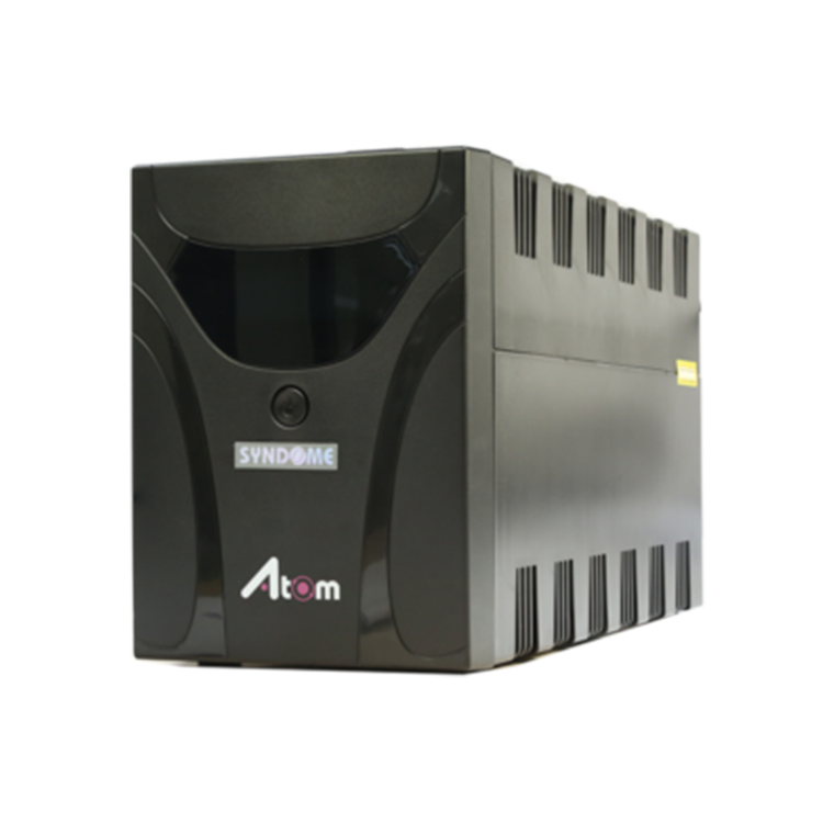 Picture of SYNDOME Atom 2000-LCD เครื่องสำรองไฟ Line interactive UPS 2000VA / 1200Watt Battery 12V 7Ah *2